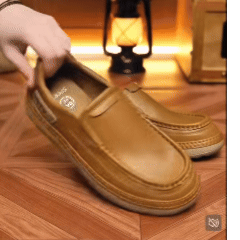 🎁Ultima zi pentru a te bucura de o reducere de 50%, nu o rata! ⏰Fabricați din piele de vițel australiană🐂Suport pentru picioare - ameliorează durerea de picioare✅Impermeabili și antiderapanți, confortabili la mers✅Eleganți și versatili.