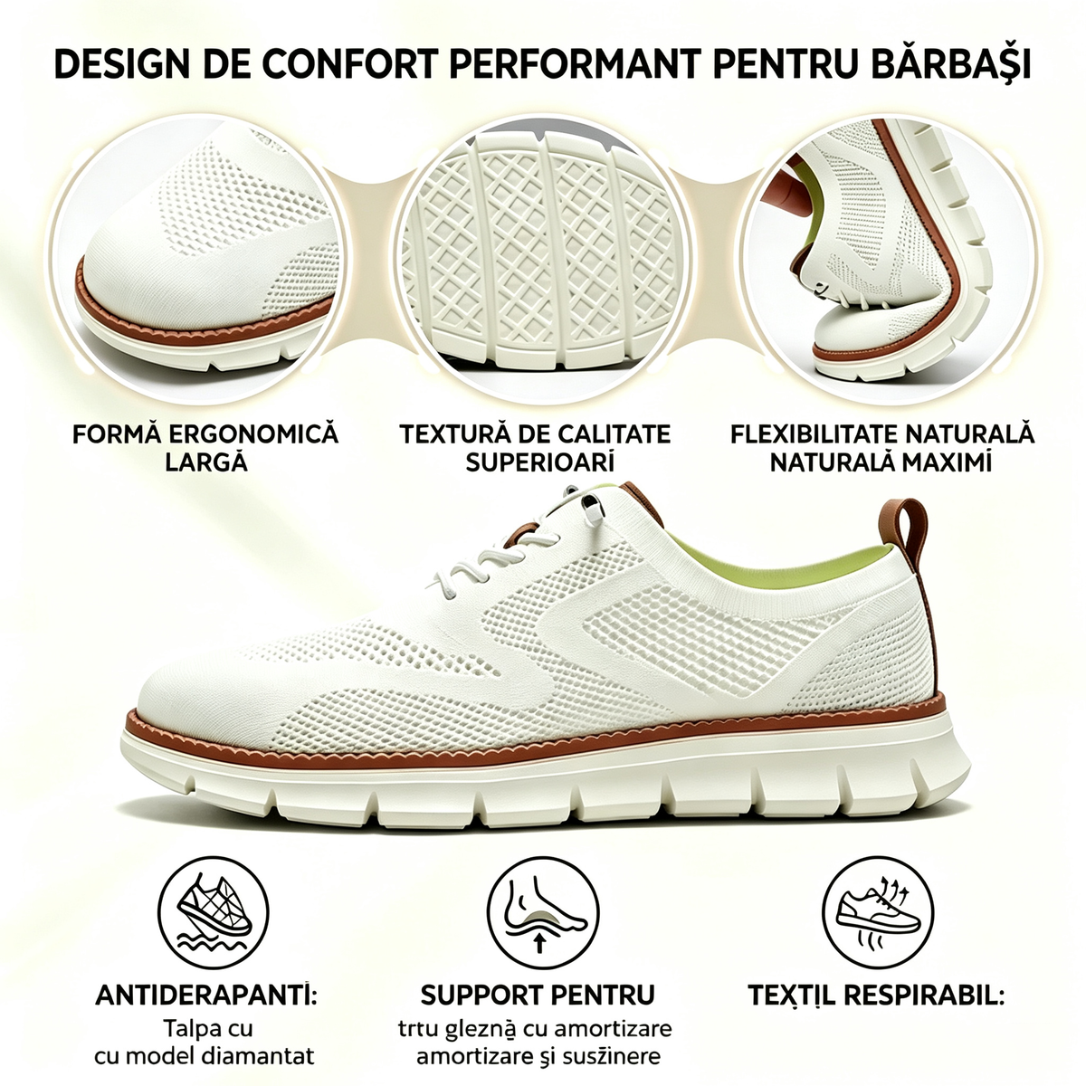 🔥 Oferta specială de azi: 50% reducere! ⏰ Mocasini respirabili și antiderapanți! Cu suport pentru bolta plantară și talpă intermediară amortizată, spune adio durerilor de picioare.
