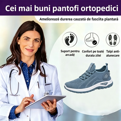 【🎁Ultima zi pentru o reducere de 50%, nu ratați!】✅ Încălțăminte ortopedică concepută special pentru persoanele cu probleme la picioare, pentru ameliorarea durerilor de spate, de articulații și de tălpi.