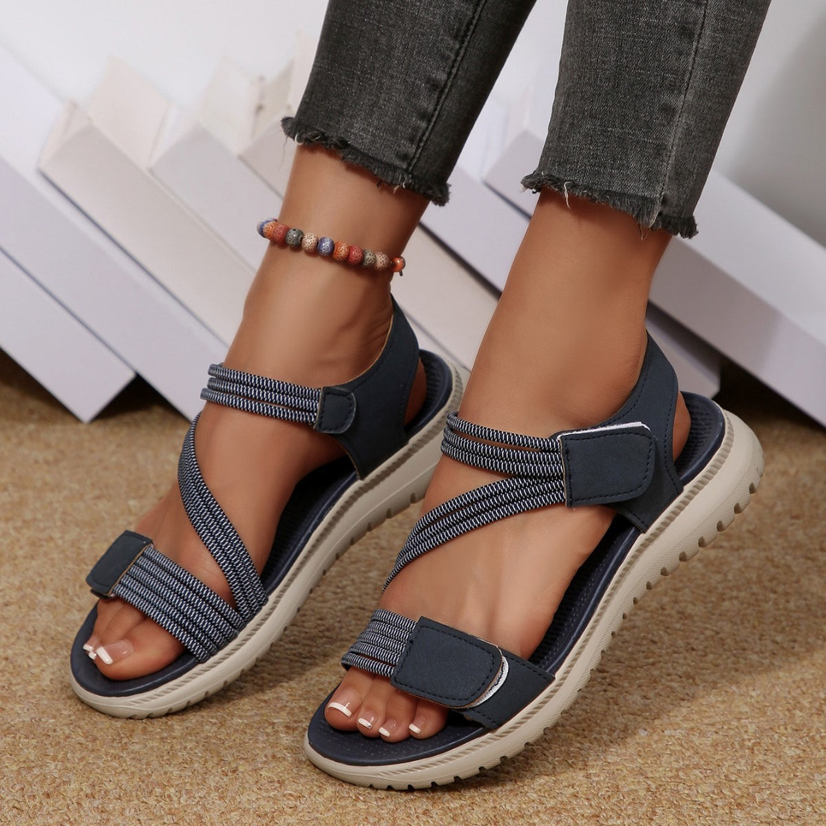 ⏰Ultima zi cu reducere de 70% - Nu rata ocazia!✅️Sandale confortabile cu suport pentru bolta plantară - Design ergonomic