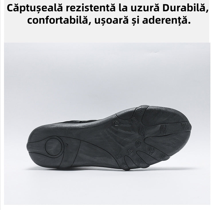 [⏰Timp limitat 50% reducere - de neratat] Pantofi ortopedici cu design ergonomic - piele de inalta calitate + cusaturi de mana 👞