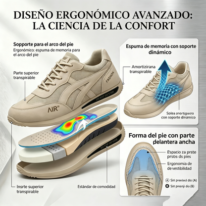 🔥 Oferta specială de astăzi cu o ușurare de 289 lei🎁Pantofi ortopedici de mers pentru bărbați ✅ Respirabili și antiderapanți - Spune adio durerilor de picioare și bucură‑te de confort pe tot parcursul zilei!