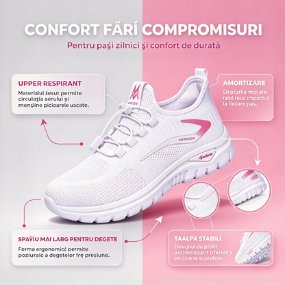 【🎁Ultima zi pentru o reducere de 50%, nu ratați!】Încălțăminte ortopedică ergonomică cu suport pentru arcul plantar✅️, care face mersul fără durere👞
