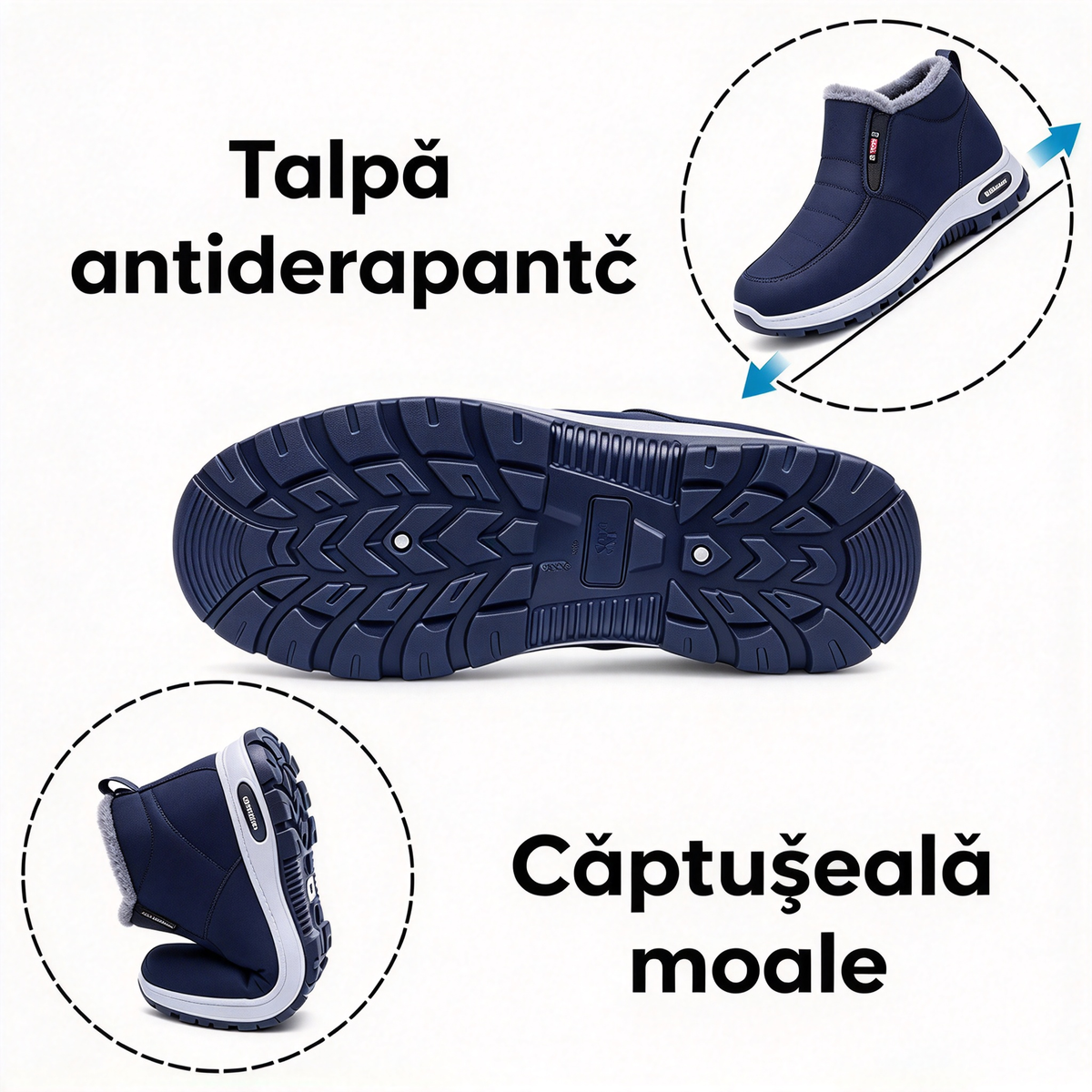 🎉Oferta specială de astăzi: 50% reducere – Nu ratați! ⏰Încălțăminte ortopedică ergonomică de iarnă pentru ameliorarea durerilor de picioare, genunchi și spate – Unisex