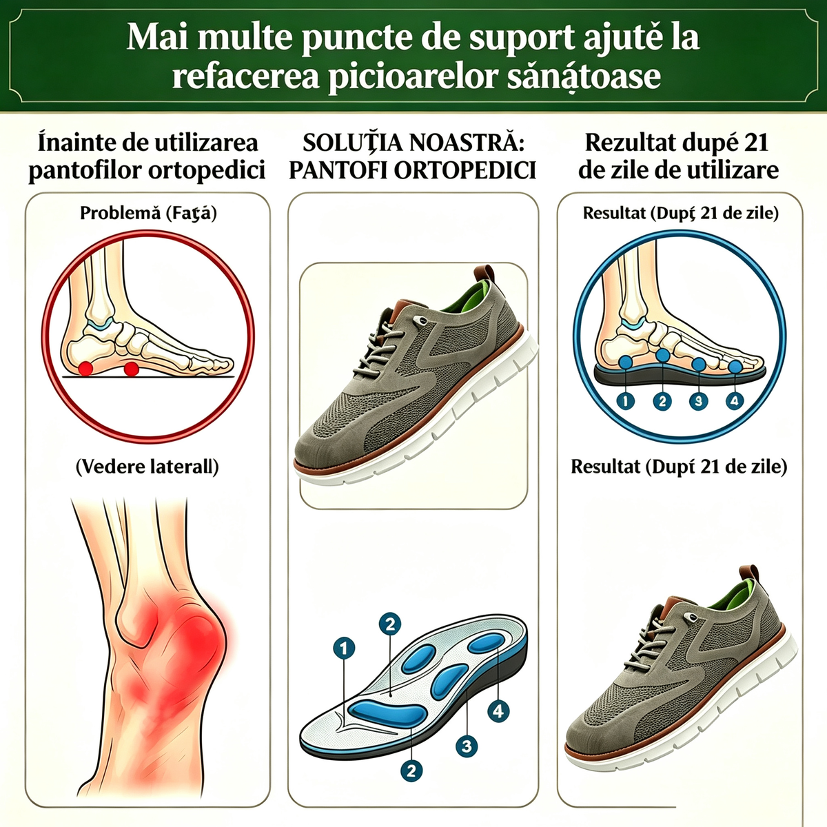 🔥 Oferta specială de azi: 50% reducere! ⏰ Mocasini respirabili și antiderapanți! Cu suport pentru bolta plantară și talpă intermediară amortizată, spune adio durerilor de picioare.