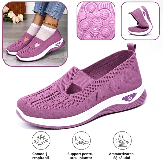 [⏰50% reducere astăzi - nu o ratați]🎉Au sosit noile pantofi de plimbare pentru femei! 👟Tălpi din spumă cu memorie🚶‍♂️ Mers fără durere | Susținere ortopedică + Confort maxim