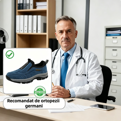 🔷50% reducere astăzi - Nu ratați! ⬛Pantofi ortopedici din piele întoarsă recent concepuți, moi, confortabili, impermeabili și antiderapanți 🦶 Ameliorează durerile de picioare
