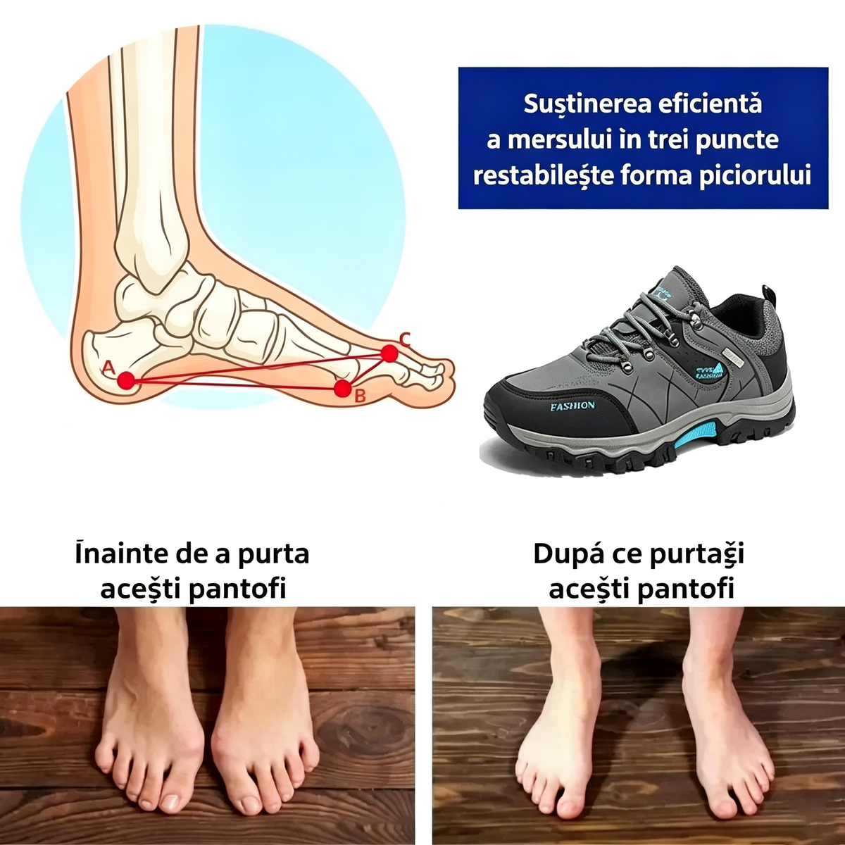 [⏰50% reducere astăzi - nu o ratați]Ghete de drumeție Super 2026: Design ergonomic, cu suport pentru arcul plantar pentru drumeții lungi și confortabile.