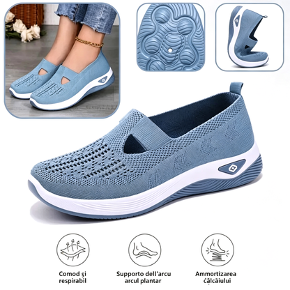 [⏰50% reducere astăzi - nu o ratați]🎉Au sosit noile pantofi de plimbare pentru femei! 👟Tălpi din spumă cu memorie🚶‍♂️ Mers fără durere | Susținere ortopedică + Confort maxim