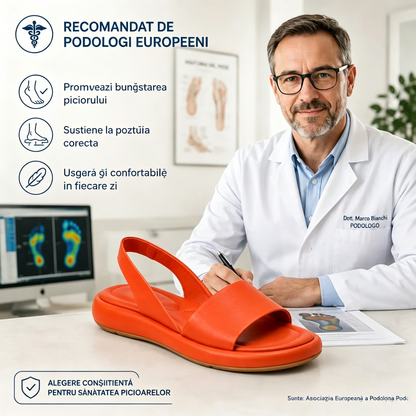 ⏰Ultima zi cu reducere de 50% - Nu rata ocazia!✅️Sandale confortabile cu suport pentru bolta plantară - Design ergonomic