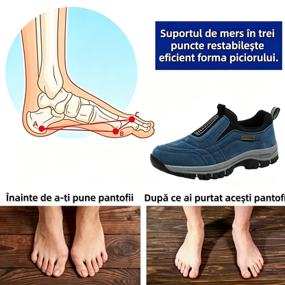 🔷50% reducere astăzi - Nu ratați! ⬛Pantofi ortopedici din piele întoarsă recent concepuți, moi, confortabili, impermeabili și antiderapanți 🦶 Ameliorează durerile de picioare