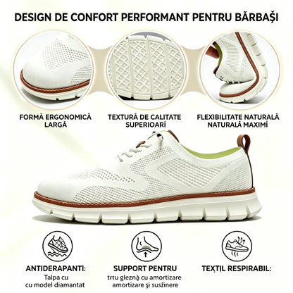 🔥 Oferta specială de azi: 50% reducere! ⏰ Mocasini respirabili și antiderapanți! Cu suport pentru bolta plantară și talpă intermediară amortizată, spune adio durerilor de picioare.