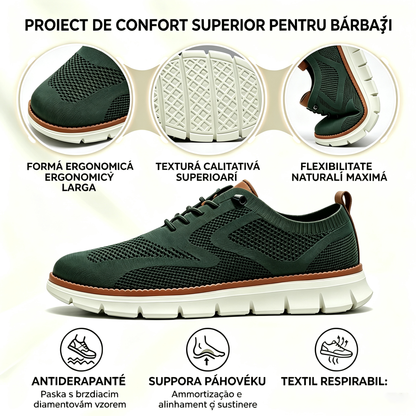🔥 Oferta specială de azi: 50% reducere! ⏰ Mocasini respirabili și antiderapanți! Cu suport pentru bolta plantară și talpă intermediară amortizată, spune adio durerilor de picioare.