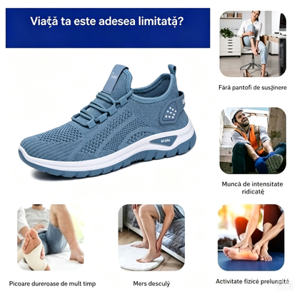 【🎁Ultima zi pentru o reducere de 50%, nu ratați!】✅ Încălțăminte ortopedică concepută special pentru persoanele cu probleme la picioare, pentru ameliorarea durerilor de spate, de articulații și de tălpi.