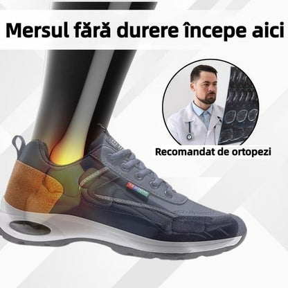 🎁Ultima zi pentru o reducere de 50%, nu ratați! ⏰Fabricate din piele de vițel australiană🐂Suport pentru picioare - ameliorează durerea de picioare✅Cusute manual, impermeabile și antiderapante