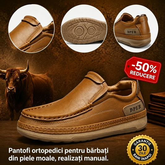 🎁Ultima zi pentru a te bucura de o reducere de 50%, nu o rata! ⏰Fabricați din piele de vițel australiană🐂Suport pentru picioare - ameliorează durerea de picioare✅Impermeabili și antiderapanți, confortabili la mers✅Eleganți și versatili.