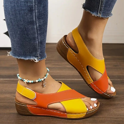 ⏰ 50% reducere astăzi – Nu ratați ocazia! ✅ Sandale de marcă din piele 🔵 Moale și confortabile – oferă un sprijin excelent 🦶 Ameliorează durerile de picioare