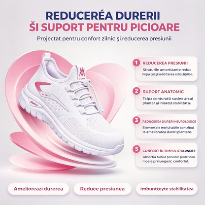 【🎁Ultima zi pentru o reducere de 50%, nu ratați!】Încălțăminte ortopedică ergonomică cu suport pentru arcul plantar✅️, care face mersul fără durere👞