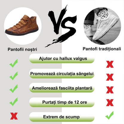 ⏰Reducere de 50% astăzi – Nu ratați ocazia!🐂Pantofi ortopedici din piele de vacă pentru bărbați, impermeabili și antiderapanti,🦶care ameliorează durerile de picioare.