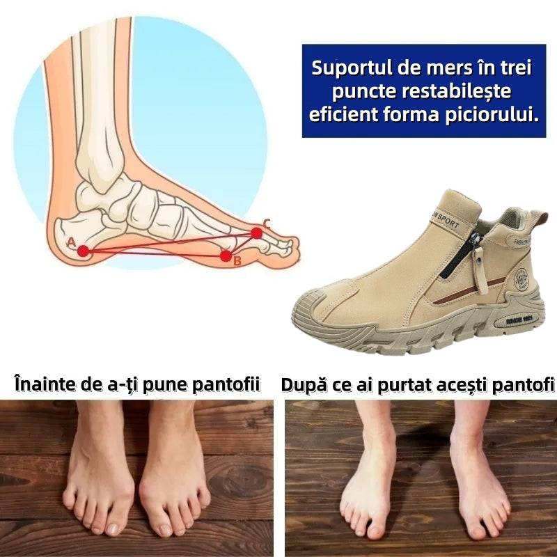 【⏰Oferta specială de astăzi: 50% reducere - Nu ratați】Pantofi ergonomici noi pentru mers pe jos - ✅️Suport pentru arcadă - Ameliorează disconfortul picioarelor 👞