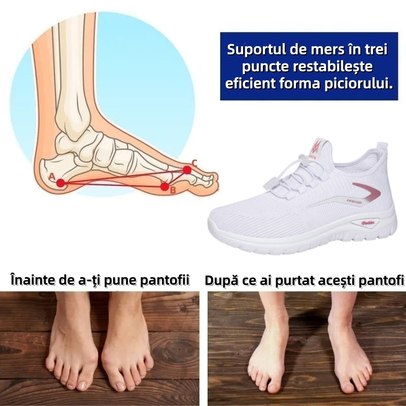 【🎁Ultima zi pentru o reducere de 50%, nu ratați!】Încălțăminte ortopedică ergonomică cu suport pentru arcul plantar✅️, care face mersul fără durere👞